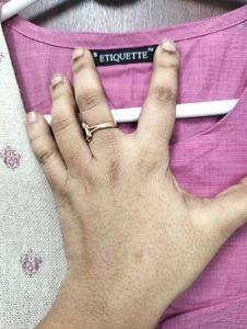 Onion Peel Colour Elegant Kurtha