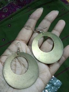 Boho Chic Etched Hoop Earrings