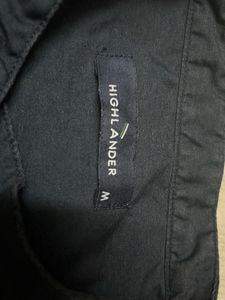 Black Band Collar Shirt