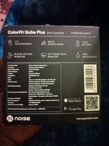 Brand New Noise Colorfit Qube plus Spo2 Smart Watch