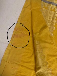 Mustard Yellow Saree with Blouse