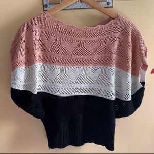 Cute Heart Pattern Knit Top