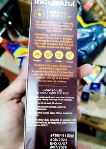 Indulekha Bringha Hair Oil