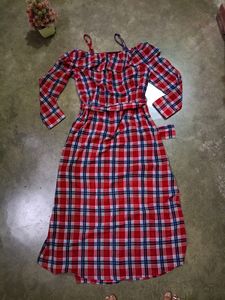 Vero Moda Checkered Midi Dress
