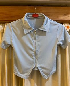 Zipper Top🩵