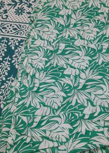 Floral Fabric with Eyelet Detail