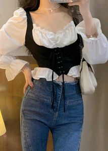 French Style Retro Vintage Top