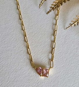 &#39;Toi et Moi&#39;  Antiturnish Necklace