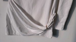 White One-Shoulder bodycon dress 🤍🫣