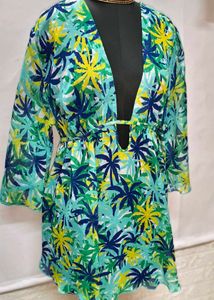 Beach Wear Floral Dress Free Size