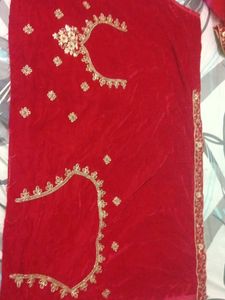 Red Embroidered Lehenga Choli