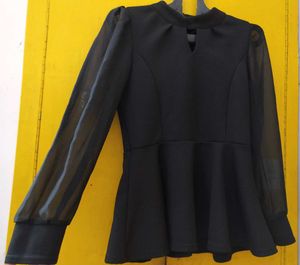 Women's Fit And Flare Peplum Top
