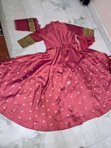 Front Open anarkali Jacket With Inner