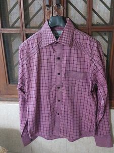 Checked Button-Down Shirt