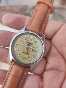 Vintage Seiko 5 Automatic Mens Wristwatch Japan Made Model 6309