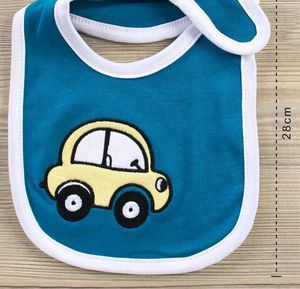 Babyhug Interlock Cotton Bibs Duck & Car Print 2 P