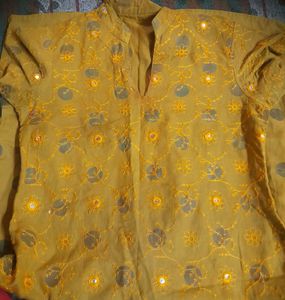 Elegant Embroidered Kurta