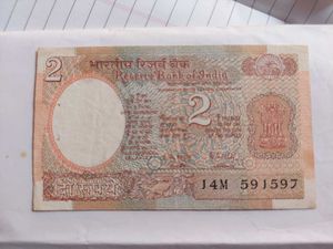 2 Rupee Note