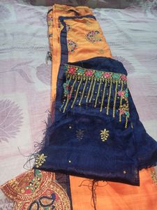 flower silk Nuw saree Festive+daily