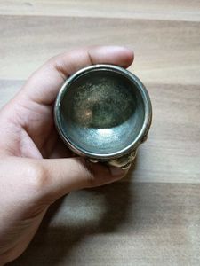 Vintage Silver Plated Egg Bear Holder