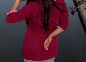 Elegant Embroidered Kurta Top