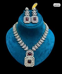 Elegant Necklace Set PREMIUM AD STONE @SALE