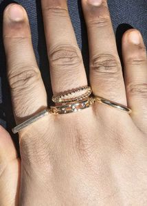 Gold And Silver plated Pinteresty rings COMBO