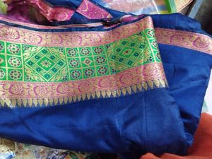 Elegant Blue Saree