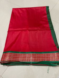 New Red Rose Silk Saree
