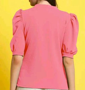 Casual Puff Sleeves Women Top