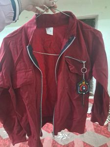 Maroon Casual Jacket