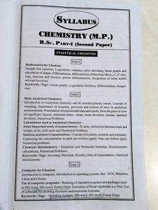 BSc 1st Year- Chemistry Series