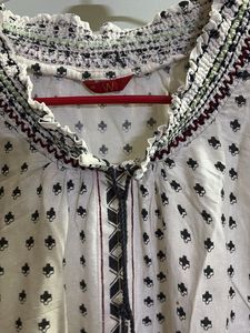 W Brand Boho Chic Peasant Top