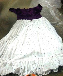 Purple Gown In Good Condition.