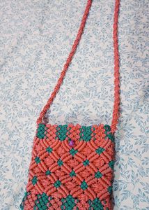 Macrame Crossbody Bag