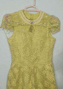 Cute Green Floral Dress