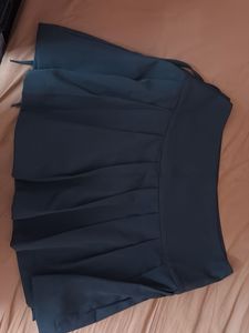 Black Fringe Mini Skirt