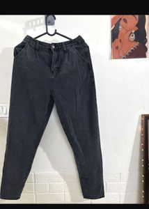 Charcoal Grey Boyfriend Jeans