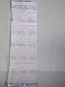 Kota Doria Saree With Silk Embroidery