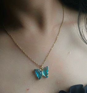 Butterfly Pendant Necklace
