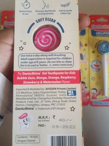 Combo Lollipop Tongue Cleaner For Babies