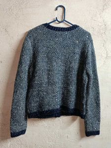 Partywear Sequin Cardigan Winter Sweater