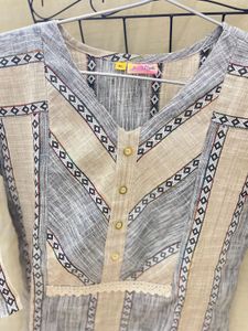 Boho Patterned Tunic Top