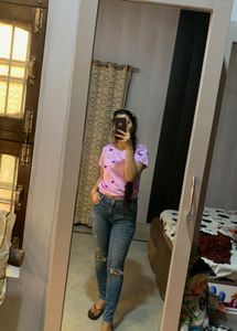 Distressed Skin Fit Jean🐬🦋🦥
