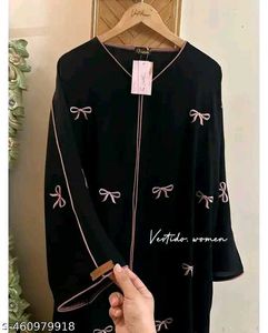 New Dubai Design Embroidery Work Abaya
