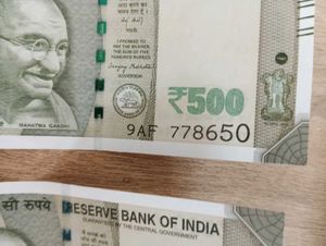 '786' SERIAL NUMBER ₹500 CURRENCY