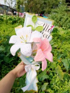 Crochet  lilyyFlower Bouquet❄️✨