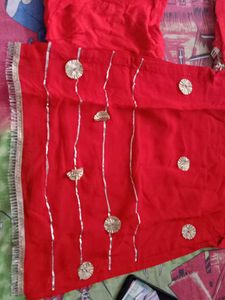 Karwachauth Special Red Gota Patti Suit