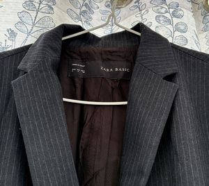 Navy blue Zara Basic Blazer