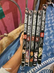 Jujutsu Kaisen Manga Volumes 6-10 .